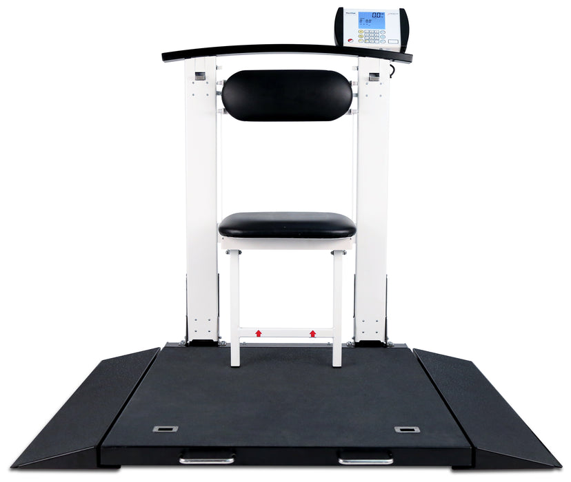 Detecto 6570 Portable Wheel Chair Scale